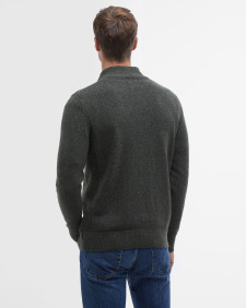 Essential Tisbury Half-Zip Jumper Dark Seaweed