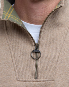 Nelson Half-Zip Sweatshirt Stone Marl