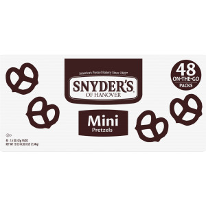 Snyder’s of Hanover, Mini Pretzels, Individual Packs, 48 Ct