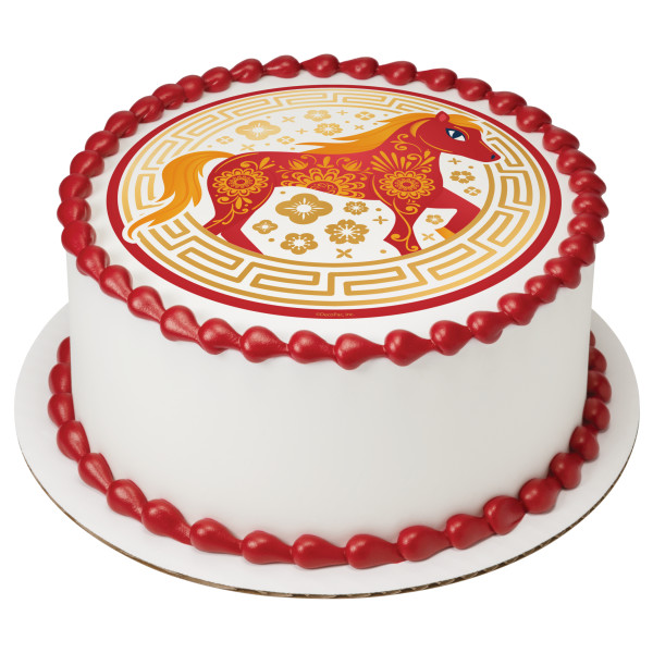 Year of the Horse PhotoCake® Edible Image®