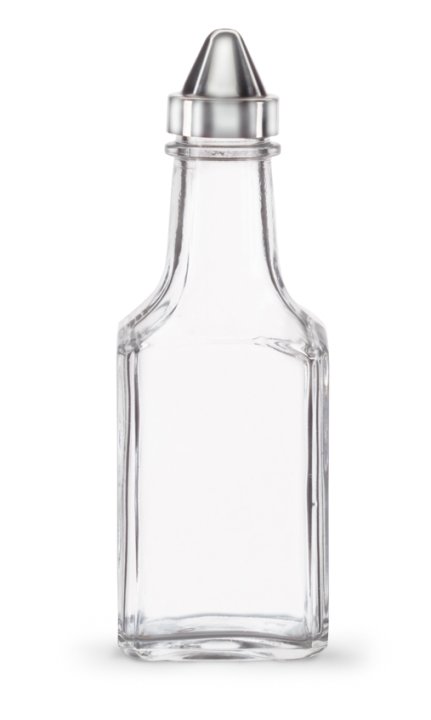 Dripcut® Cruets - Square glass oil & vinegar cruet set