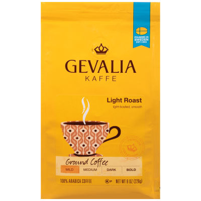 Gevalia Light Roast Ground Coffee 8 oz Bag
