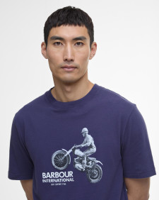 Jump Graphic T-Shirt Midnight Blue
