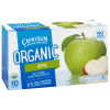 Capri Sun Organic Apple Juice Drink, 10 ct Box, 6 fl oz Pouches