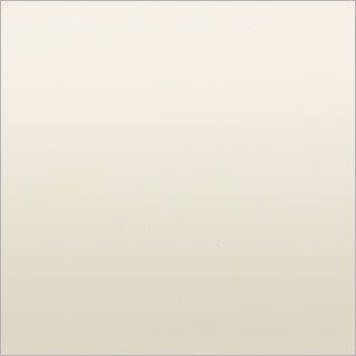 Cream-colored, subtly textured square panel fills the frame; surface uniformly lit with a faint vertical grain and soft shadow along edges, resembling a plain sheet or wall under neutral light.