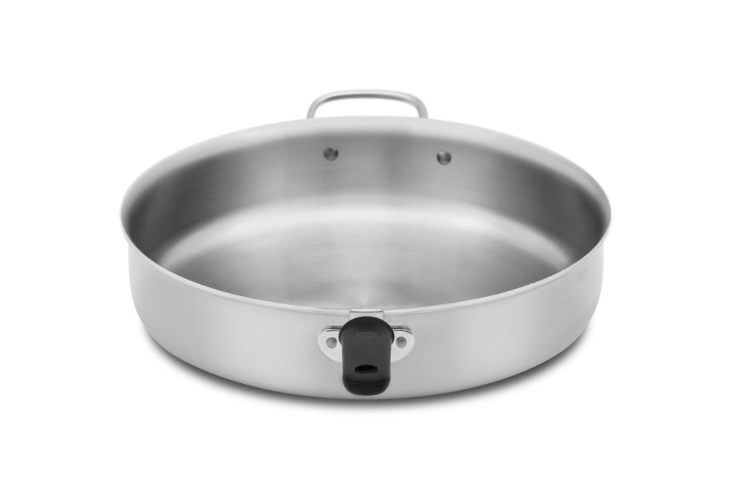 10-inch 3-quart Tribute® 3-ply sauté pan with silicone handle