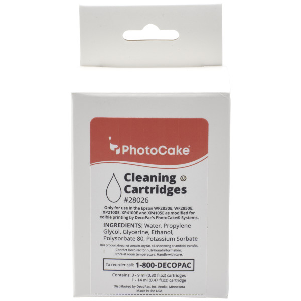 Printer Cleaning Cartridges - Epson XP-2100E, XP-2830E, XP-2850E, XP-4100E PhotoCake® Ink