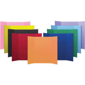 Corrugated Project Board, Assorted Colors, 36"W x 48"L, Pack of 24