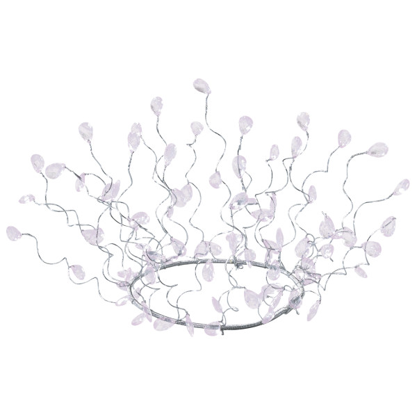 Light Pink Crowned Jewels Ornament Special Occasion Supply