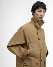 Oversized Bedale Casual Jacket Golden Khaki