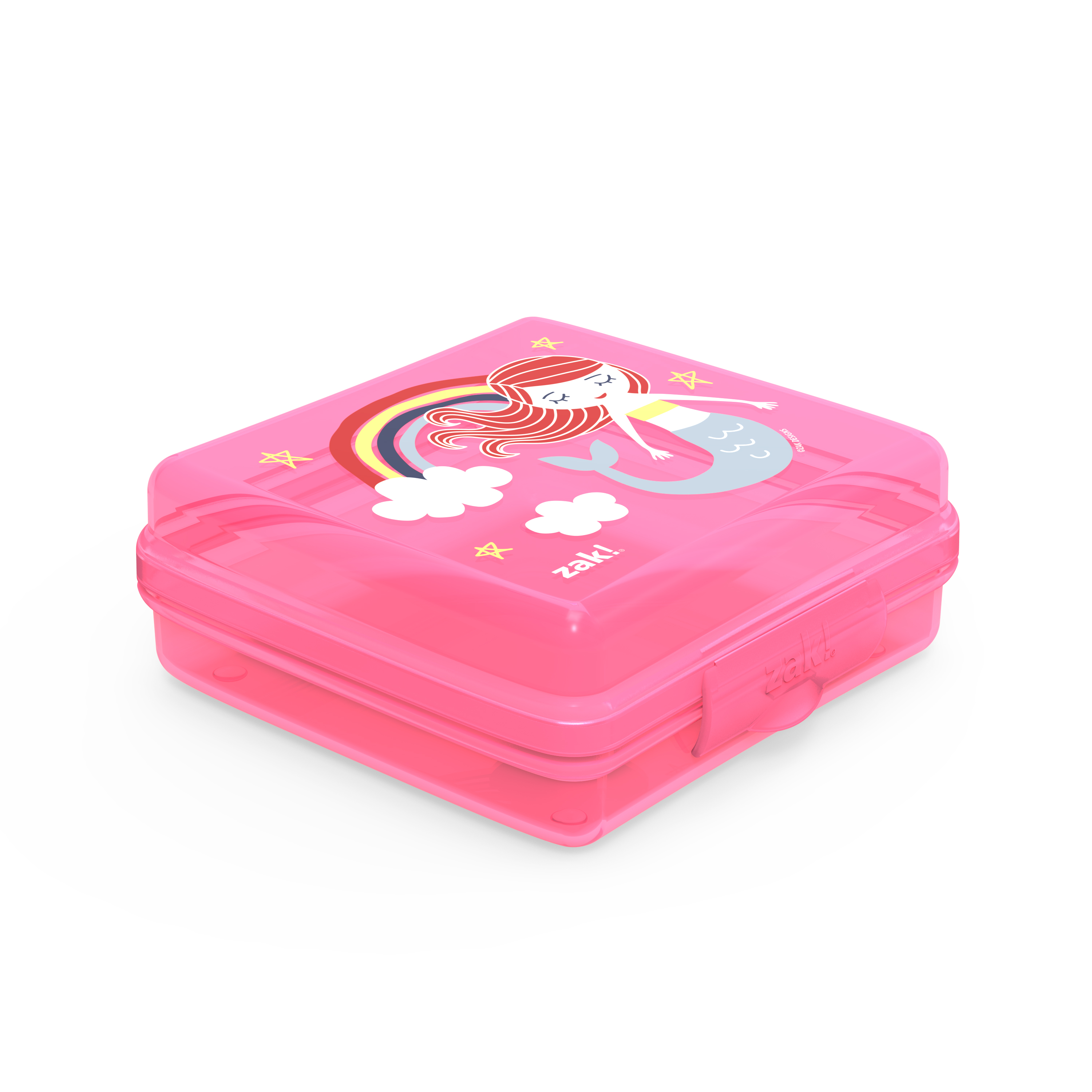 Happy Things Reusable Hinged Food Container, Mermaids slideshow image 3 Happy Things Reusable Hinged Food Container, Mermaids slideshow image 3