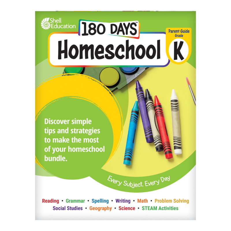 180 Days™: Homeschool Kindergarten Set