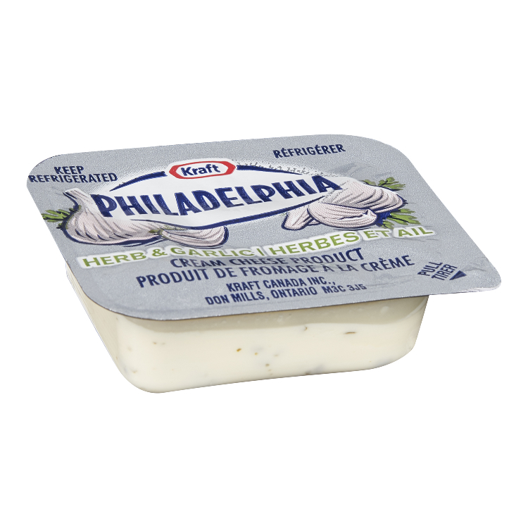 PHILADELPHIA fromage à la crème Herbes et ail – 200 x 18 g