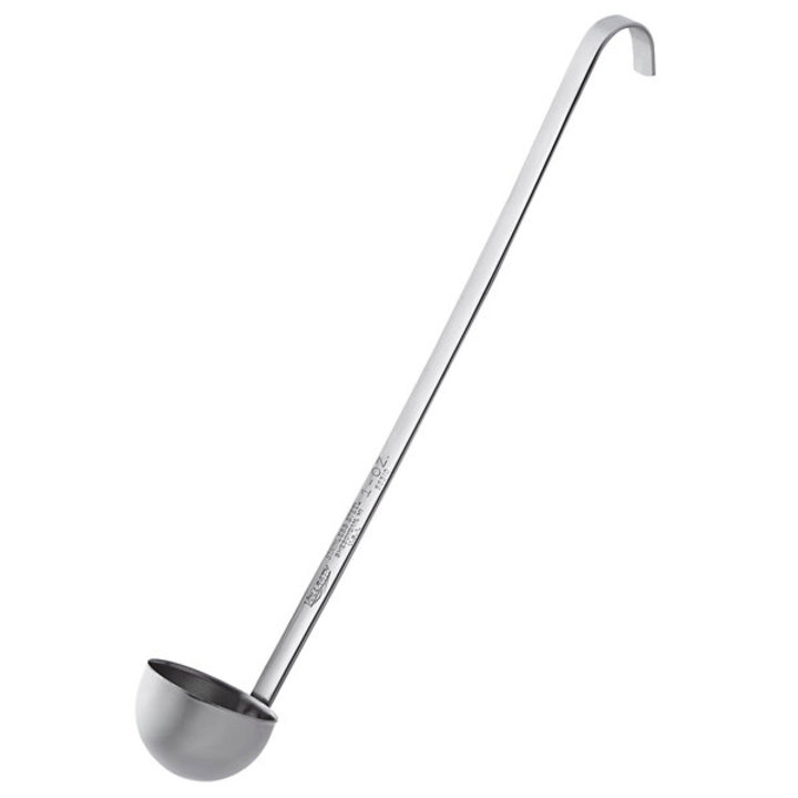 1-ounce stainless steel ladle with 10-inch handle