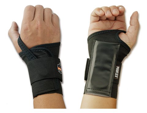 Wrist Support ProFlex 4000 Single Strap Elastane / Elastic / Polyester Right Hand Black Large MK 633452