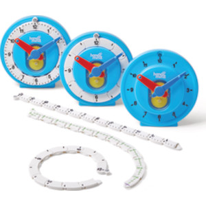 NumberLine Clock: Deluxe Set of 6