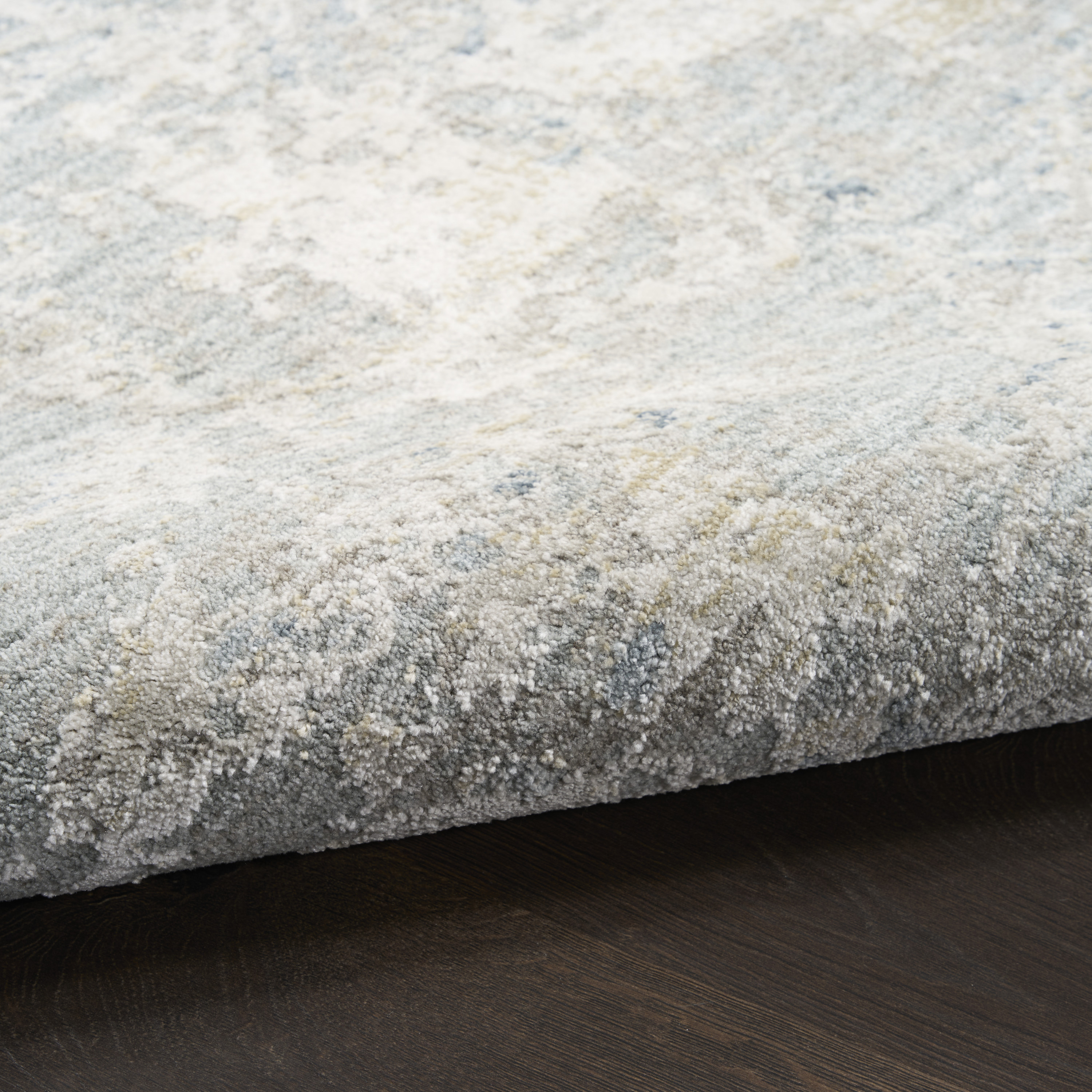 Nourison Envy 5'3" x 7'10" Blue Silver Modern Indoor Rug
