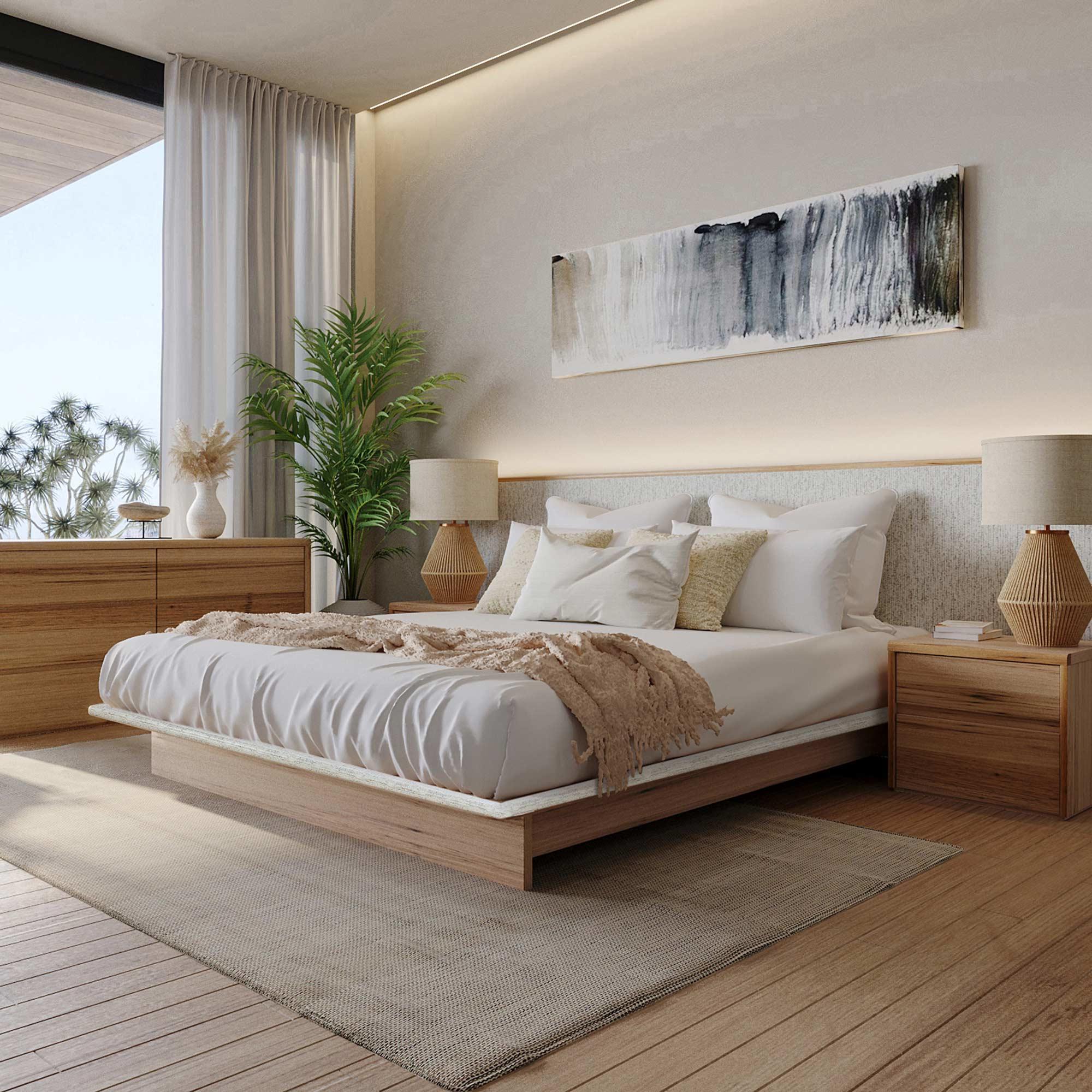 Lifestyle image of the  Soho Dresser (6 Drawer), Light Ash from Forty Winks