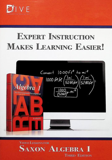 DIVE CD-ROM for Saxon Algebra 1 3rd Edition Windows/Mac