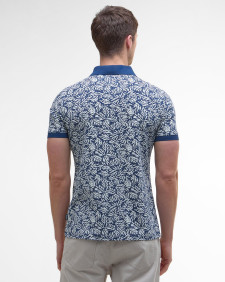 Jackstone Printed Polo Shirt Dark Denim