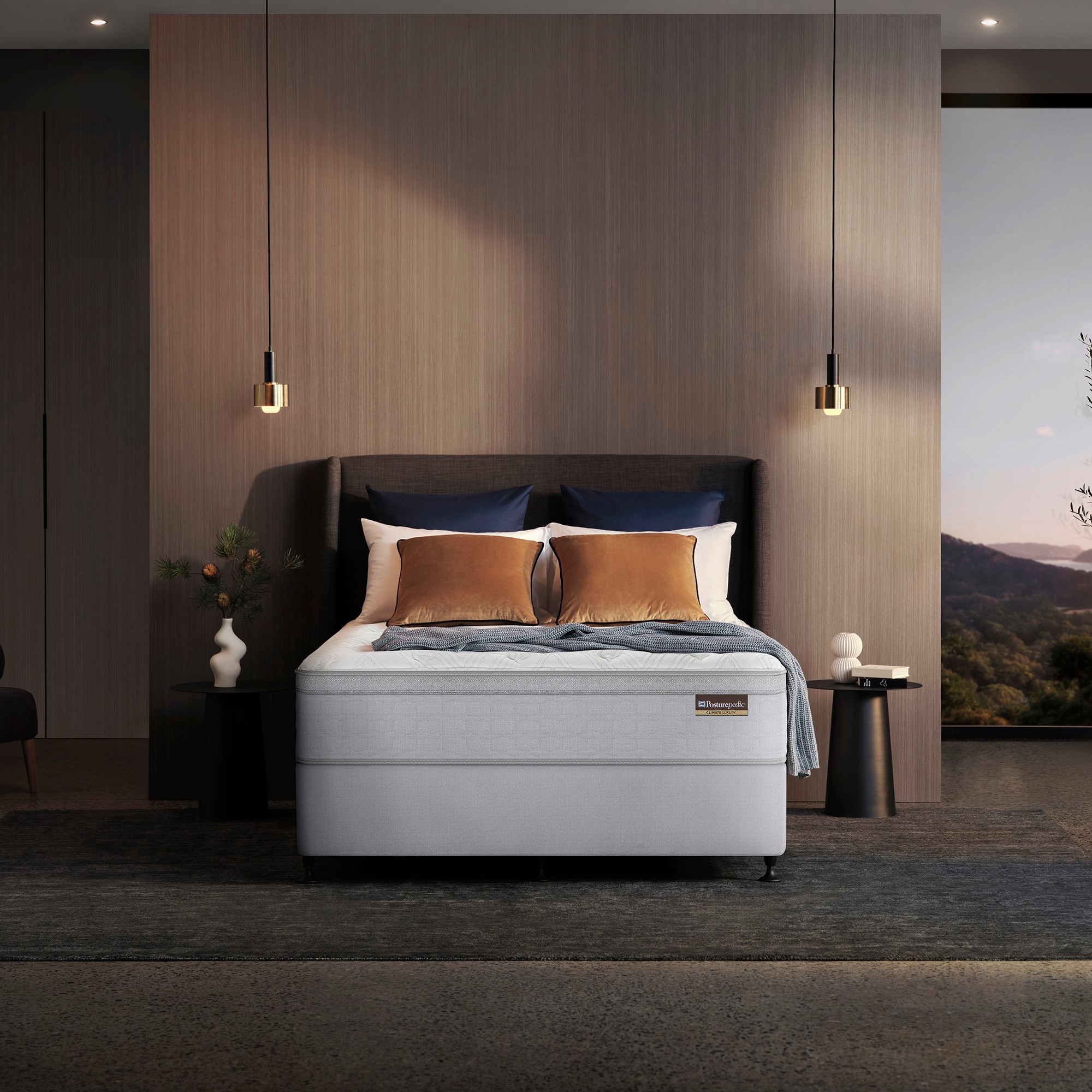 Lifestyle image of the Sealy Posturepedic Climate Luxury Glacier Mattress, Ultra Plush from Forty Winks