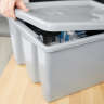 Rubbermaid Commercial, Stack and Nest Palletote® Box, 1.3 Cubic Foot, Gray