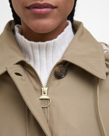 Jacke Sadie Waterproof Military Brown/Hessian Tartan
