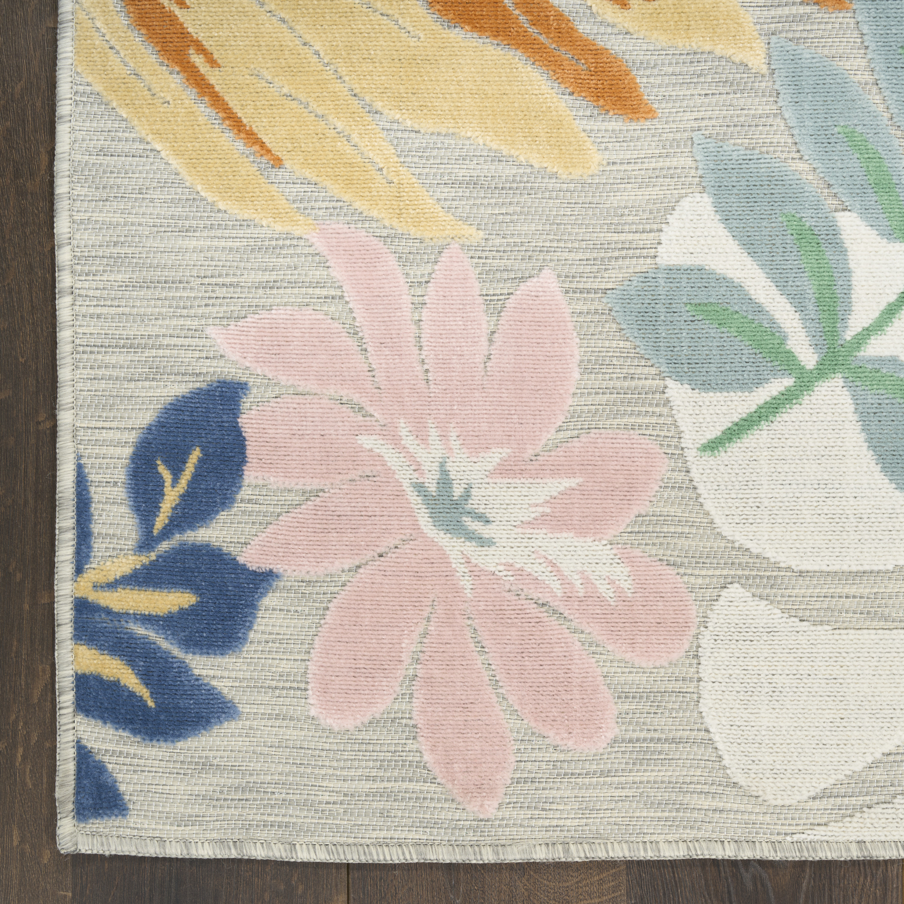 Nourison Suncoast 2' x 6' Multicolor Tropical Rug