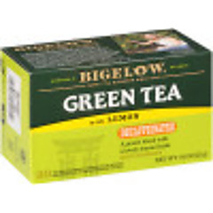 Green Tea with Lemon Decaf - Case of 6 boxes- total of 120 teabags