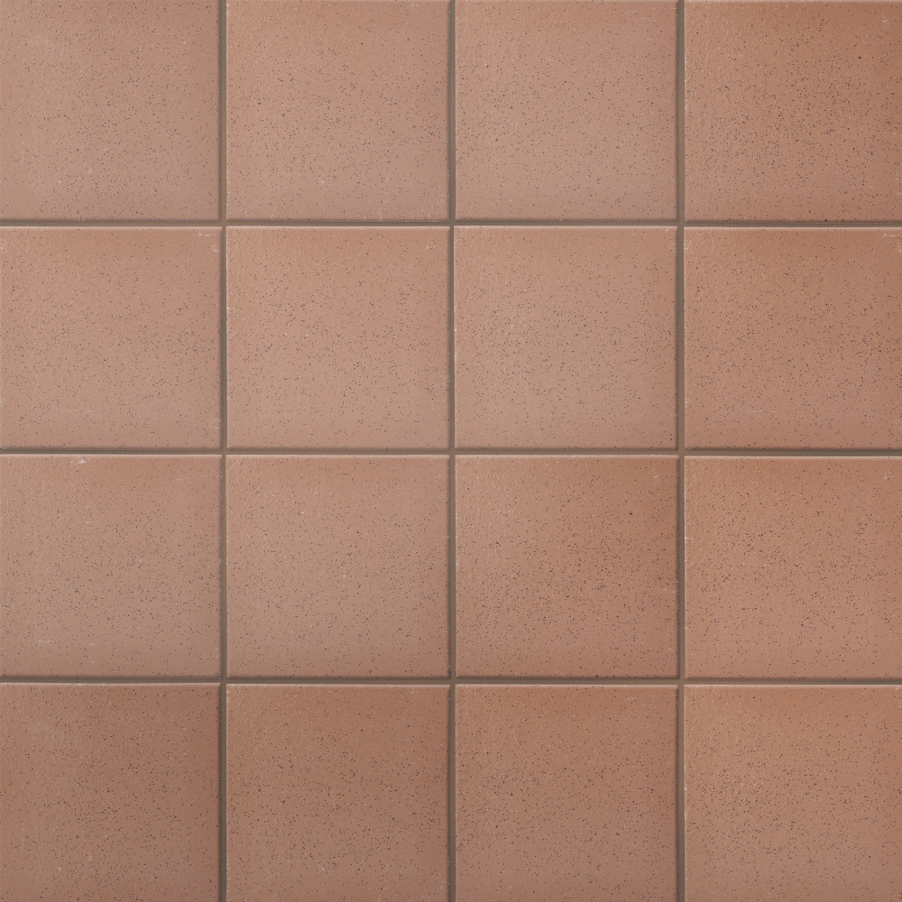 Lincoln Quarry Abrasive Mayflower Red 6 in. x 6 in. Ceramic Floor and Wall Tile