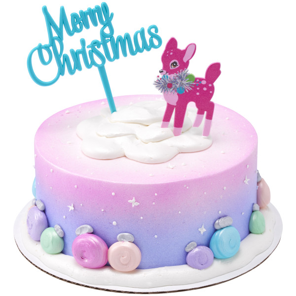 Merry Christmas Deer Vertical Layon