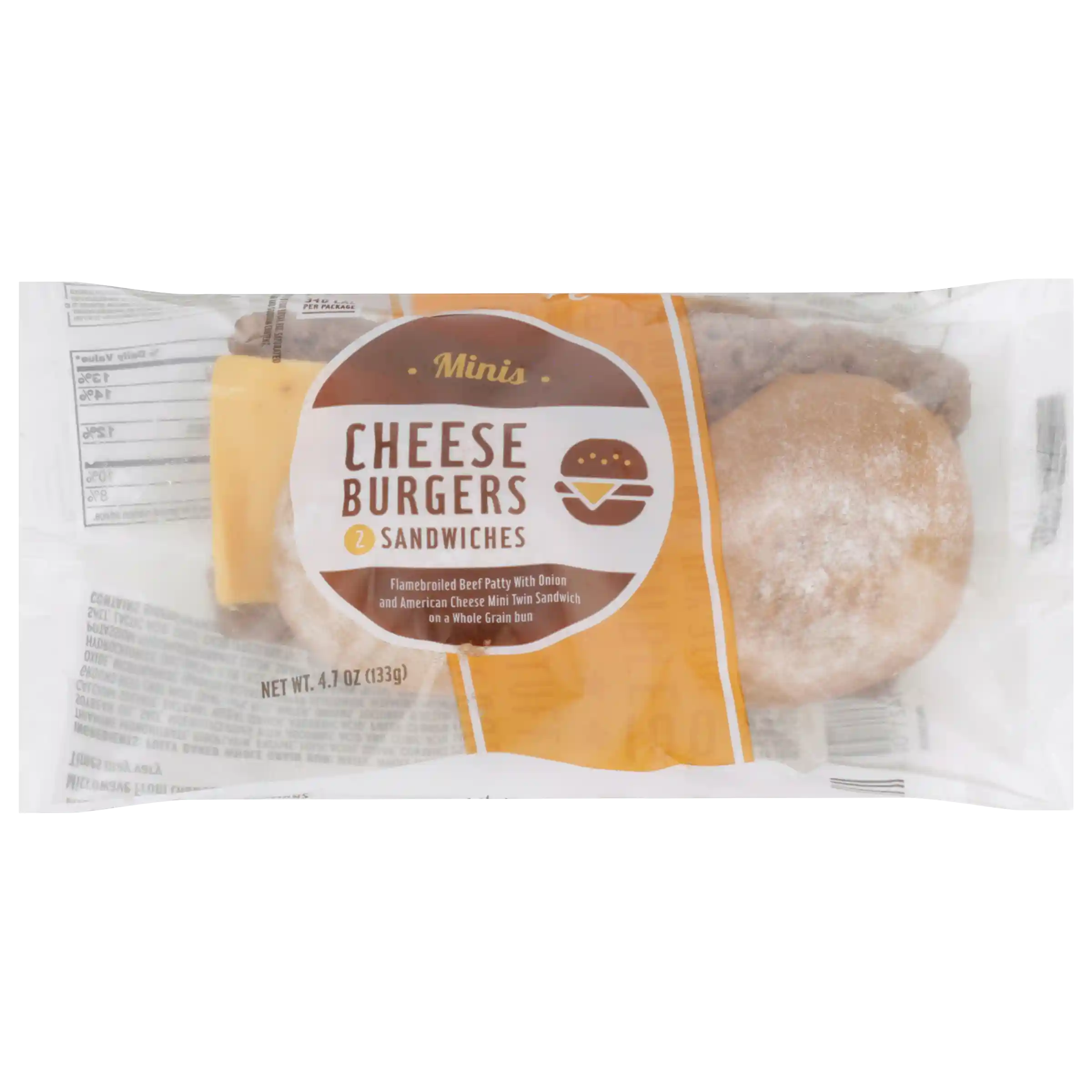 AdvancePierre™ Individually Wrapped Mini Twin Cheeseburgers, 96/4.70 oz._image_2