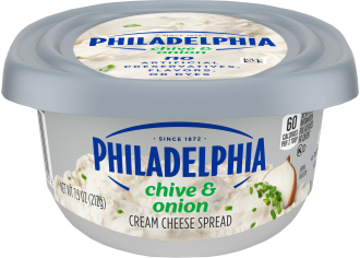 Philadelphia Chive & Onion Cream Cheese, 7.5 Oz