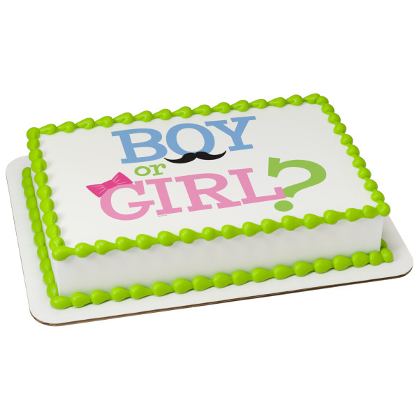 Boy or Girl PhotoCake® Edible Image®