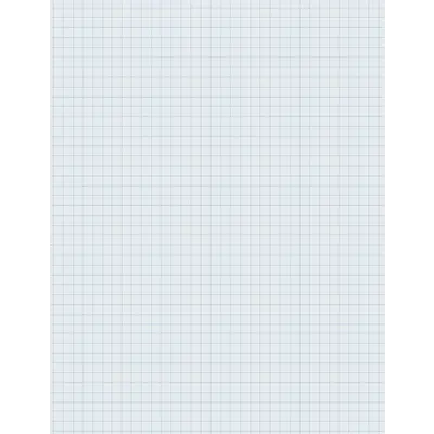 Pacon Graphing Paper, White, 2-Sided, 1/4