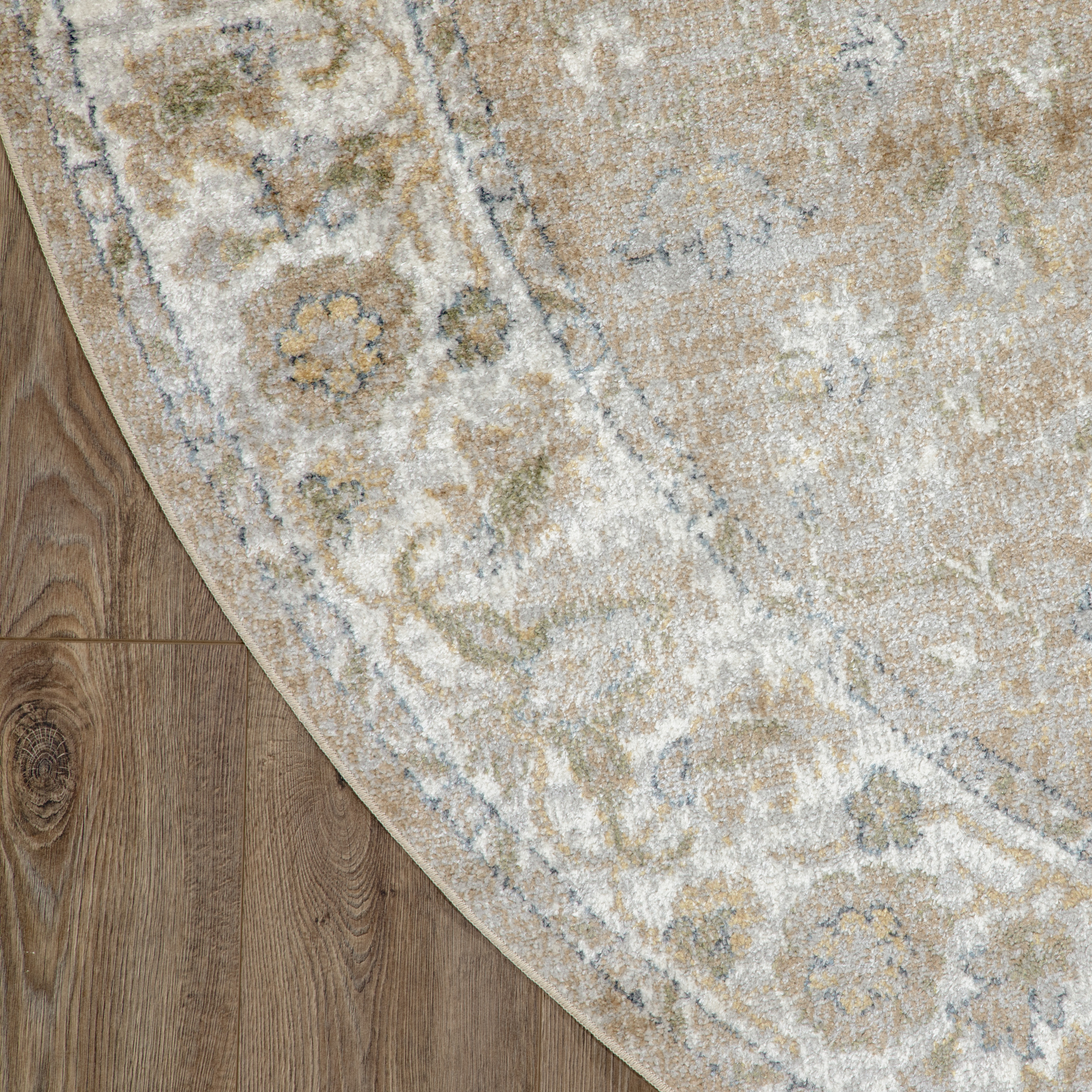 94.00" x 94.00" x .25" Astra Machine Washable Turkey N1766