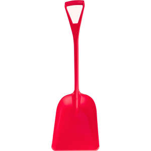 Carlisle, Sparta, Sanitary Shovel 13.75" x 16.5", Red