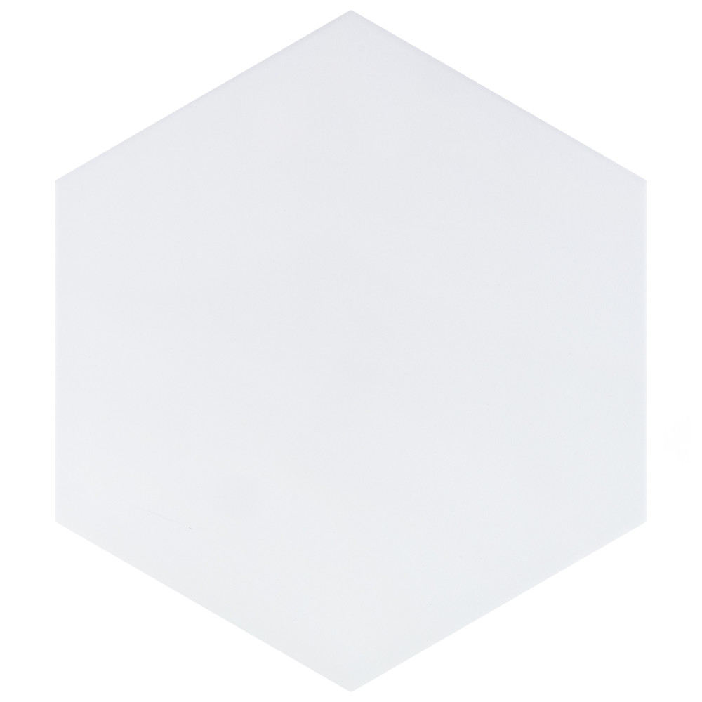 Horizon Hex Blanco 7-3/4 in. x 9 in. Porcelain Floor and Wall Tile