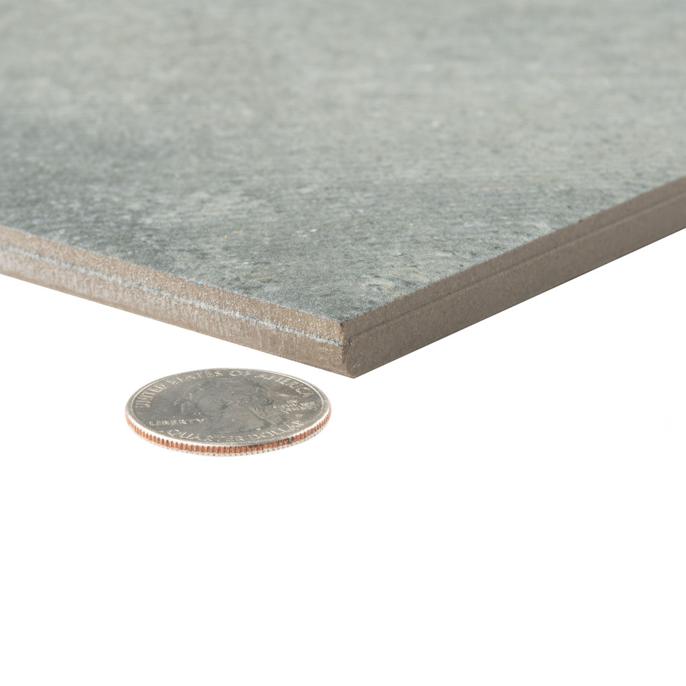 Atlas Rigato Grey 9-3/4 in. x 9-3/4 in. Porcelain Floor and Wall Tile