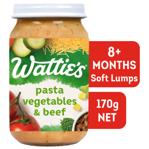  Wattie's® Pasta Vegetables & Beef 8+ months 170g 