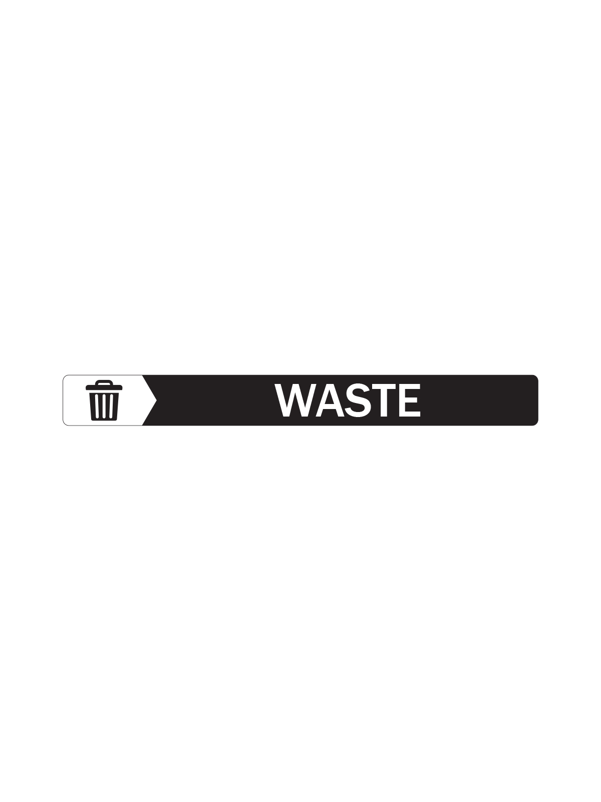 Busch Systems Renegade Series Waste labels
