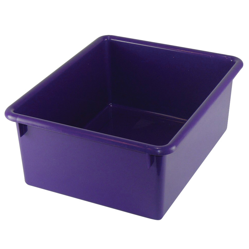 Stowaway® 5" Letter Box no Lid, Purple