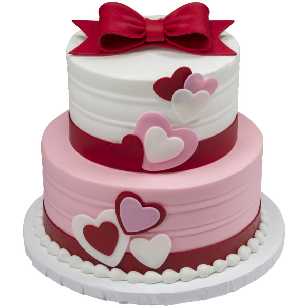 Red, Pink, White Hearts Fondant DecoShapes®