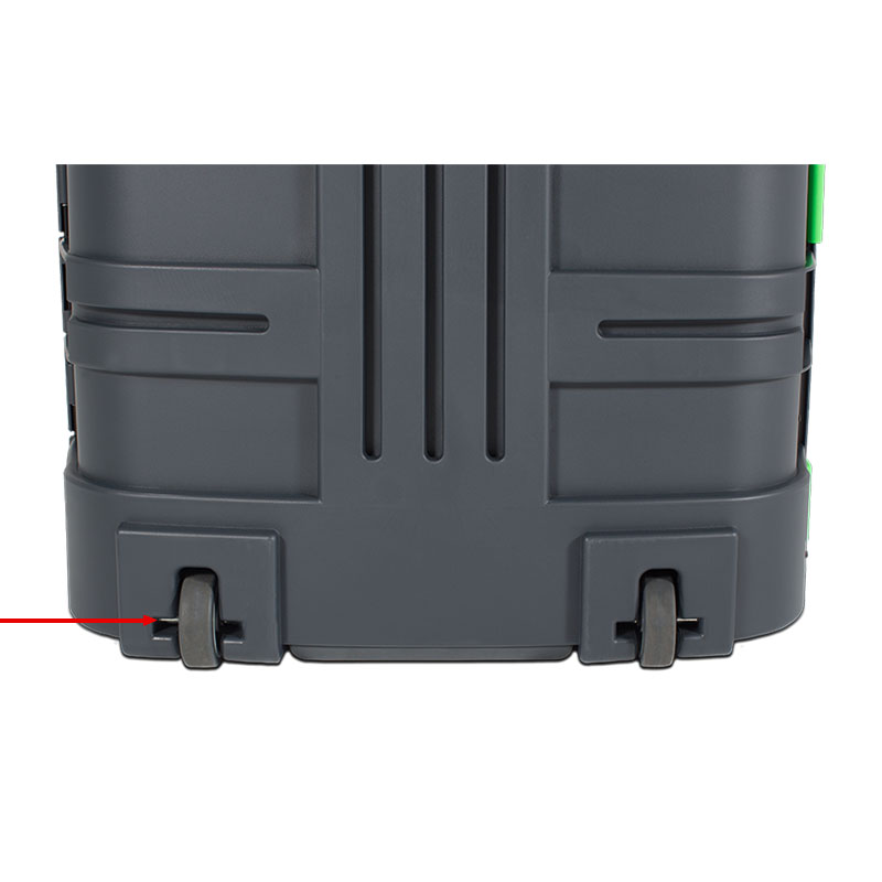 Premium Carry All Case Wheel with Axle and Two Retaining Clips