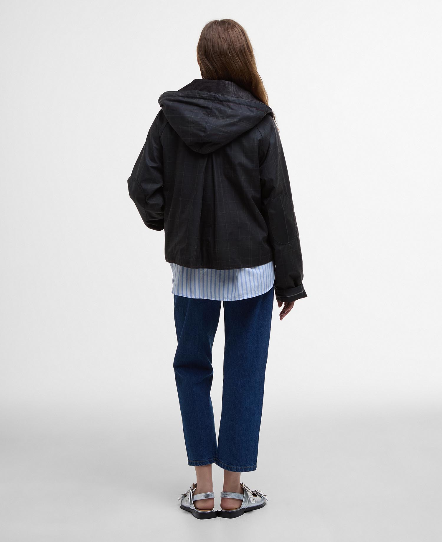 Barbour x GANNI Tartan Waxed Anorak image number 2