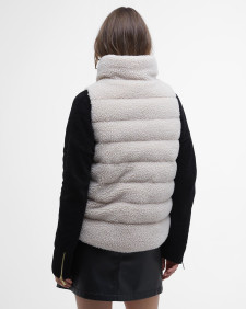 Archer Fleece Gilet Silver Cloud
