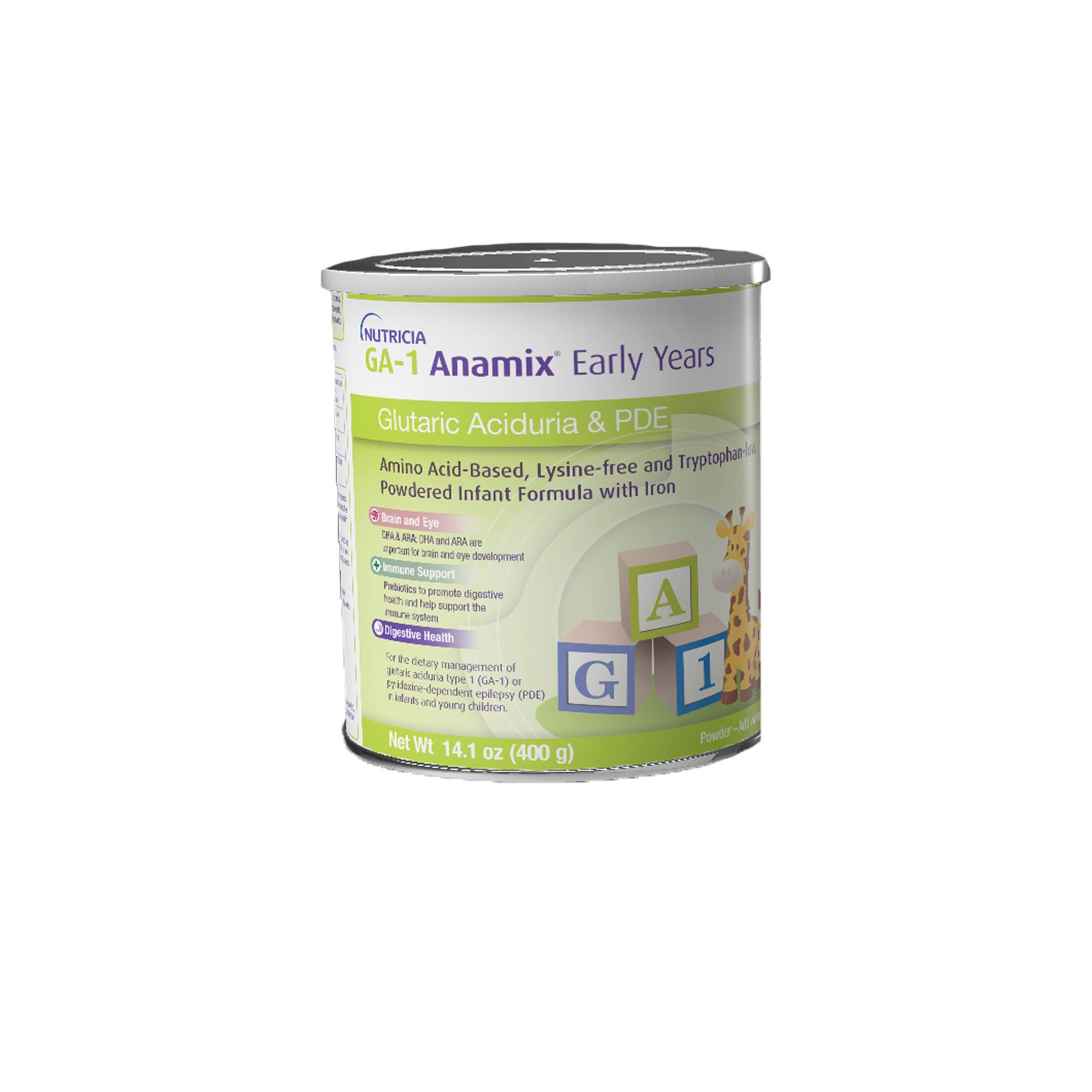 Infant Formula GA-1 Anamix Early Years Unflavored 14.1 oz. Can Powder Amino Acid / Iron Glutaric Aciduria Type-1 (GA-1)