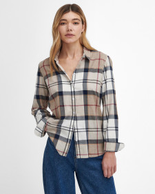 Bredon Regular Long-Sleeved Shirt Hessian Tartan