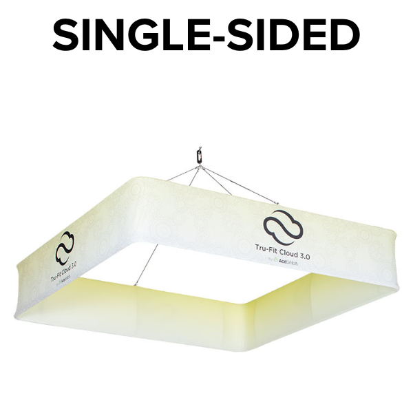 Square 10'w x 2'h Single-Sided