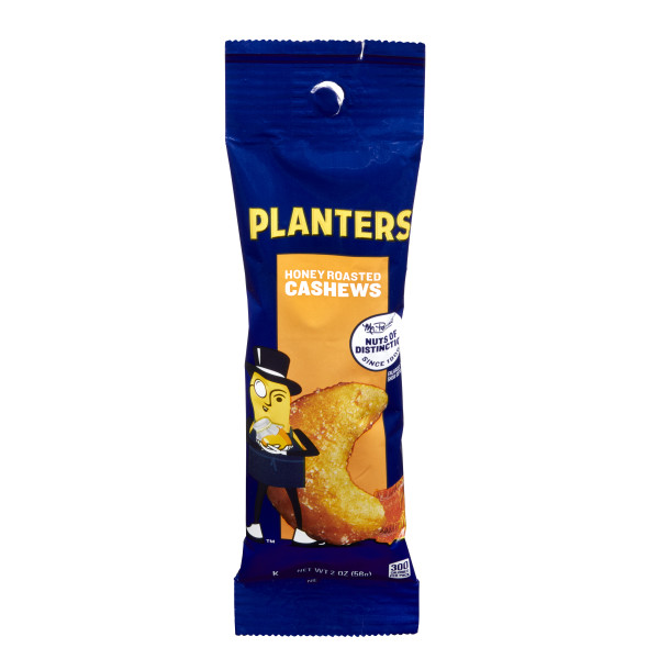 PLANTERS(r) Honey Roasted Cashews 45/2oz . C1C1 - Front Center In Package (Hi Res)